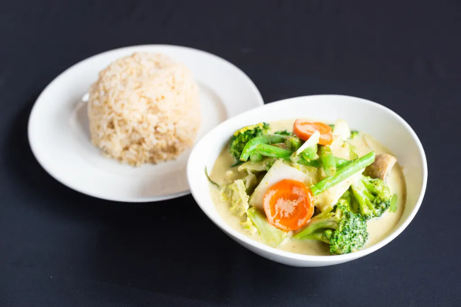 Green Curry with Rice in Toronto